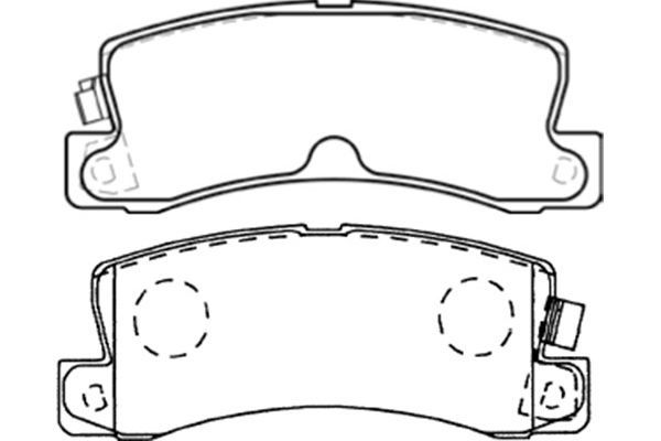 KAVO PARTS Комплект тормозных колодок, дисковый тормоз BP-9059